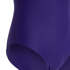 Adidas V-back purple kids' swimsuit KS2955