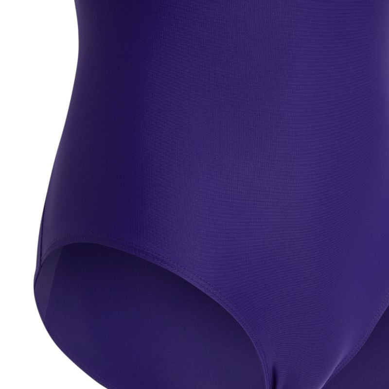 Adidas V-back purple kids' swimsuit KS2955