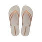 Ipanema women's flip-flops Bossa Soft comfortable beige fashionable