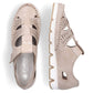 Rieker W RKR651 beige leather openwork shoes with velcro Footwear/Lifestyle/Rieker Your Sports Performance