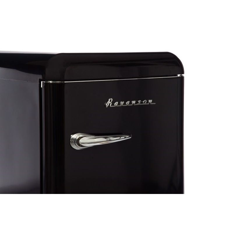 Ravanson LKK-120ERB Retro Refrigerator (Black) AGD - Produkty/Lodówki wolnostojące Your Sports Performance