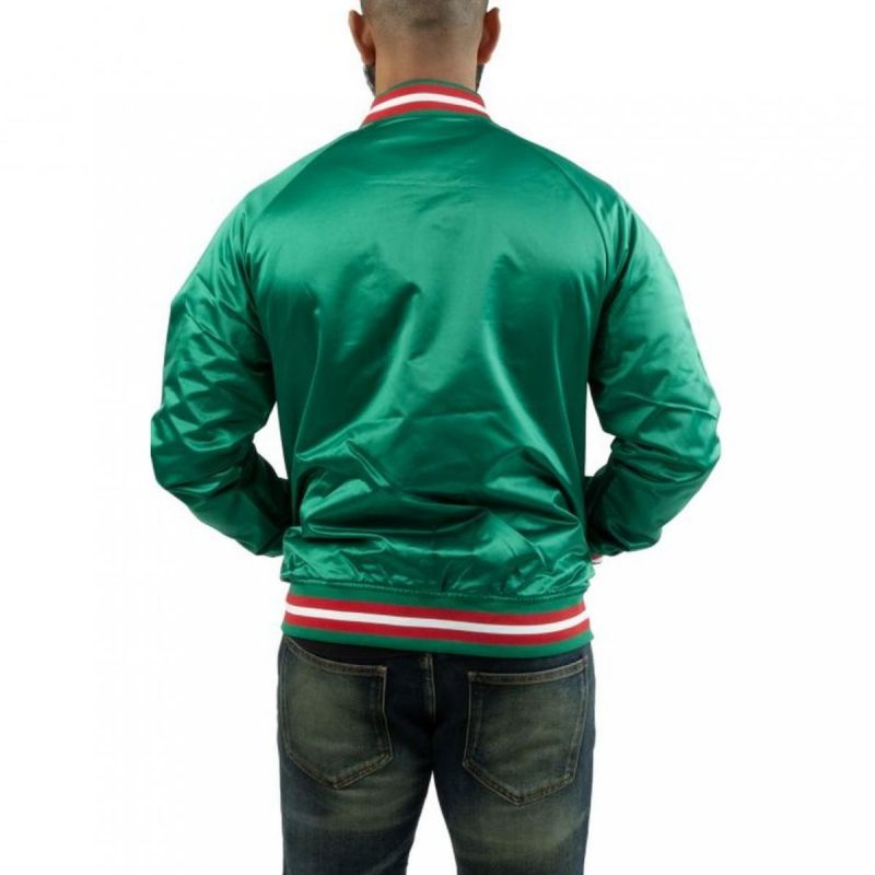 Mitchell &amp; Ness NBA Milwaukee Bucks Lightweight Jacket M STJKMG18013-MBUDKGN Clothing/Lifestyle/Mitchell & Ness Your Sports Performance