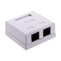 ALANTEC UTP cat.6 surface-mounted socket 2xRJ45 Kable, gniazda i wtyki/Puszki wyposażone Your Sports Performance