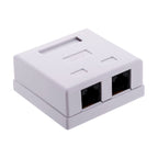 ALANTEC UTP cat.6 surface-mounted socket 2xRJ45 Kable, gniazda i wtyki/Puszki wyposażone Your Sports Performance