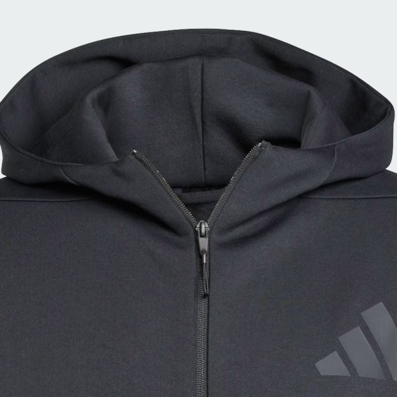 New Adidas ZNE Full-Zip Hooded Men's Black Hoodie - JE7538 Odzież/Odzież na co dzień Your Sports Performance