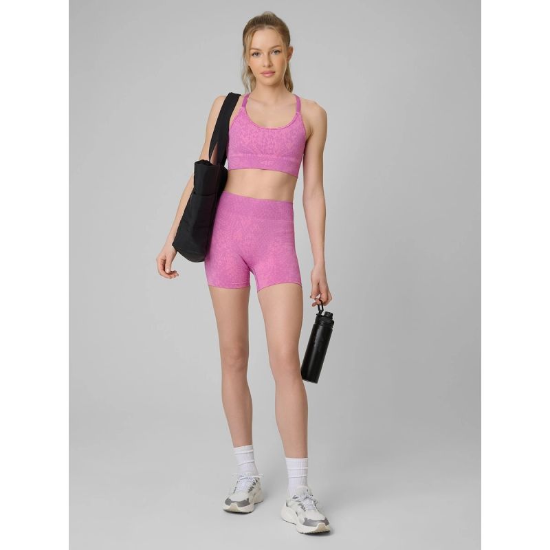 Women's seamless training shorts 4F 4FRSS26TFSTF133-54A