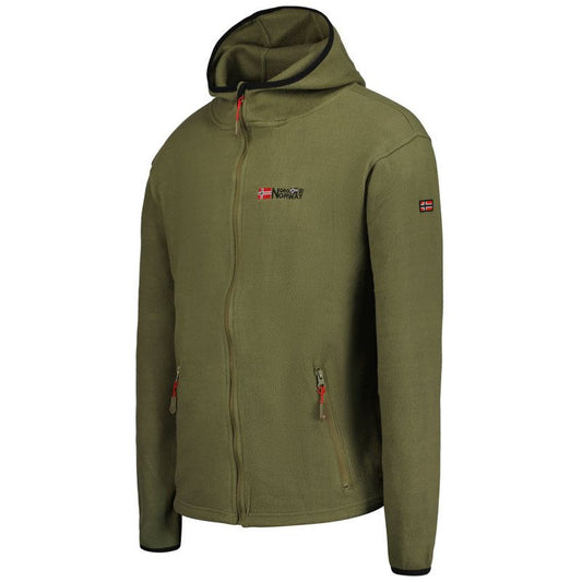 Geographical Norway Unicia EO MEN 235 men's fleece sweatshirt (WW4510H/GNO-KAKI) In preparation Your Sports Performance