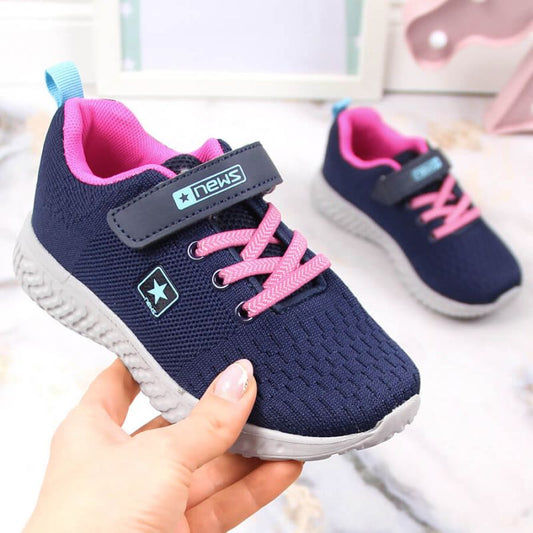 NEWS Jr EVE396A sports shoes, navy blue Footwear/Lifestyle/News Your Sports Performance