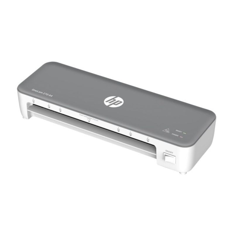 HP ONELAM 270 Laminator, A4, hot + 5 pouches: A4/80 mic, gray Urządzenia biurowe/Laminatory Your Sports Performance