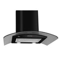 Chimney hood AKPO WK-4 LARGO ECO 60 BLACK (399.1 m3/h; 600mm; black) AGD - Produkty/Okapy kuchenne Your Sports Performance