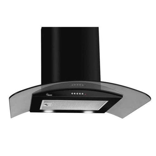 Chimney hood AKPO WK-4 LARGO ECO 60 BLACK (399.1 m3/h; 600mm; black) AGD - Produkty/Okapy kuchenne Your Sports Performance