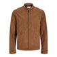 Jack&Jones JJEDYLAN CLEAN JACKET NOOS 12261197 COGNAC synthetic suede jacket To be categorized Your Sports Performance