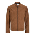Jack&Jones JJEDYLAN CLEAN JACKET NOOS 12261197 COGNAC synthetic suede jacket To be categorized Your Sports Performance