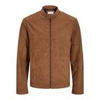 Jack&Jones JJEDYLAN CLEAN JACKET NOOS 12261197 COGNAC synthetic suede jacket To be categorized Your Sports Performance