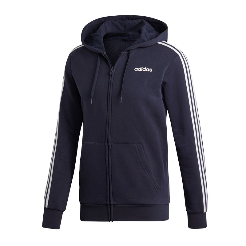 Adidas Essentials 3 Stripes FZ Fleece M DU0475 sweatshirt Clothing/Training Adidas
