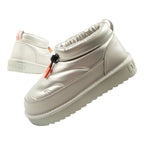 D.Franklin women's snow boots winter fashionable insulated ankle boots silver D.Franklin
