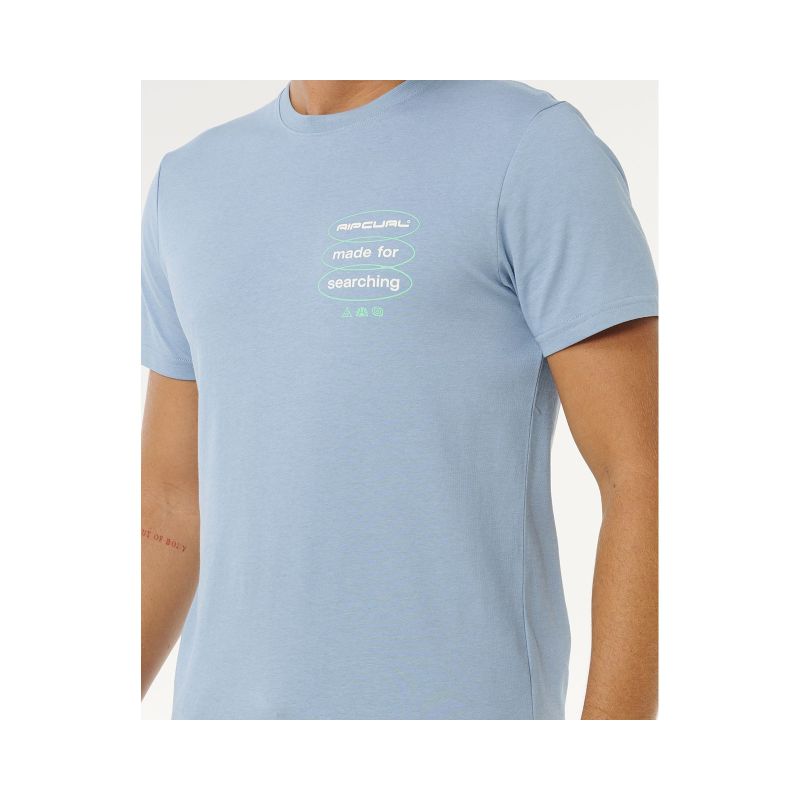 Men's RIP CURL Vaporcool Search 3 Stacks Tee Blue