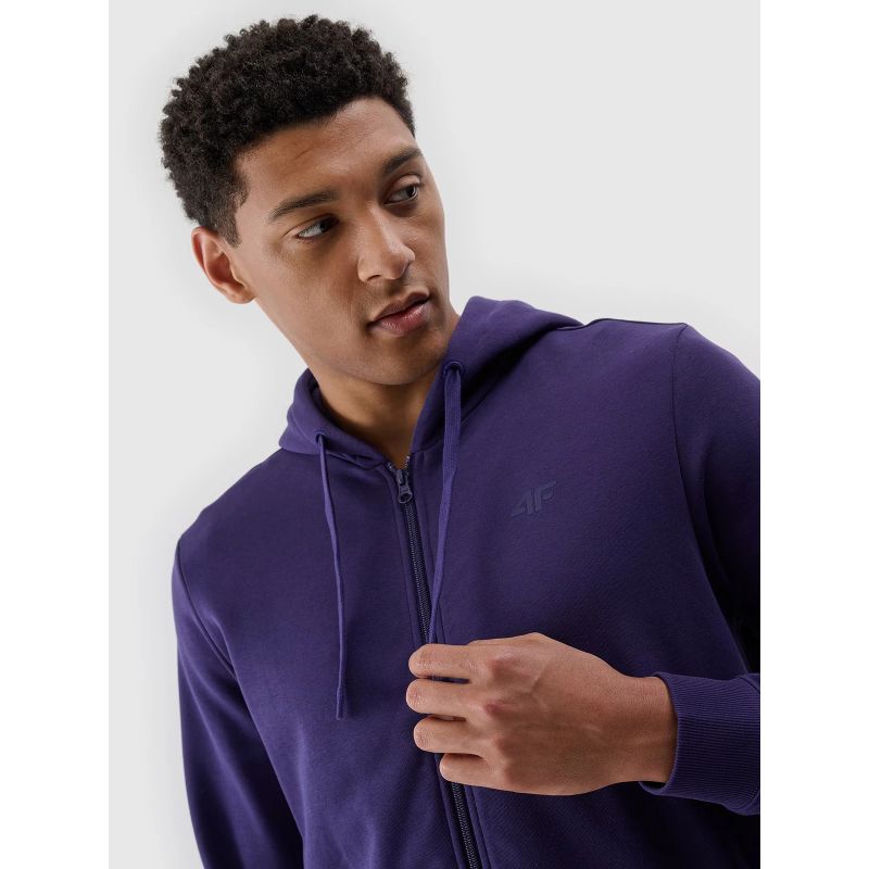Men's zip-up hooded sweatshirt 4F 4FWMM00TSWSM1768-31S *Kategoria tymczasowa Your Sports Performance