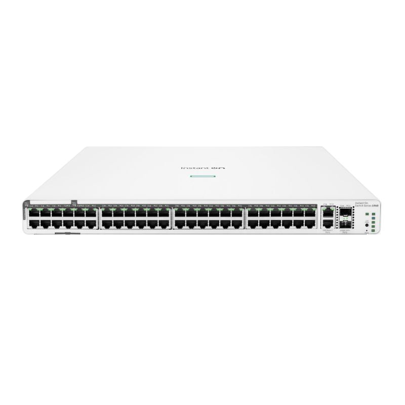 HPE Aruba Networking Aruba Instant On 1960 48G 40p Class4 8p Class6 PoE 2XGT 2SFP+ 600W Managed L2+ Gigabit Ethernet (10/100/1000) PoE Support 1U White Komunikacja i łączność/Switch-e Your Sports Performance