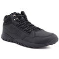 Men's high-top sports shoes, barefoot, elastic, black, LOTTO 2401970U