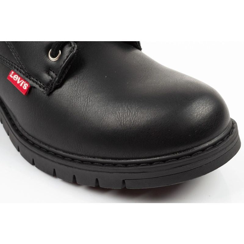 Levi's girls' Pasadene SE ankle boots, black, with zipper