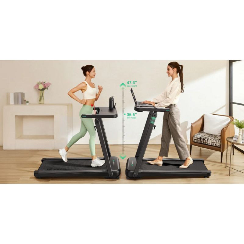 Treadmill with built-in desk for work and exercise UREVO Foldi 3S In preparation Your Sports Performance