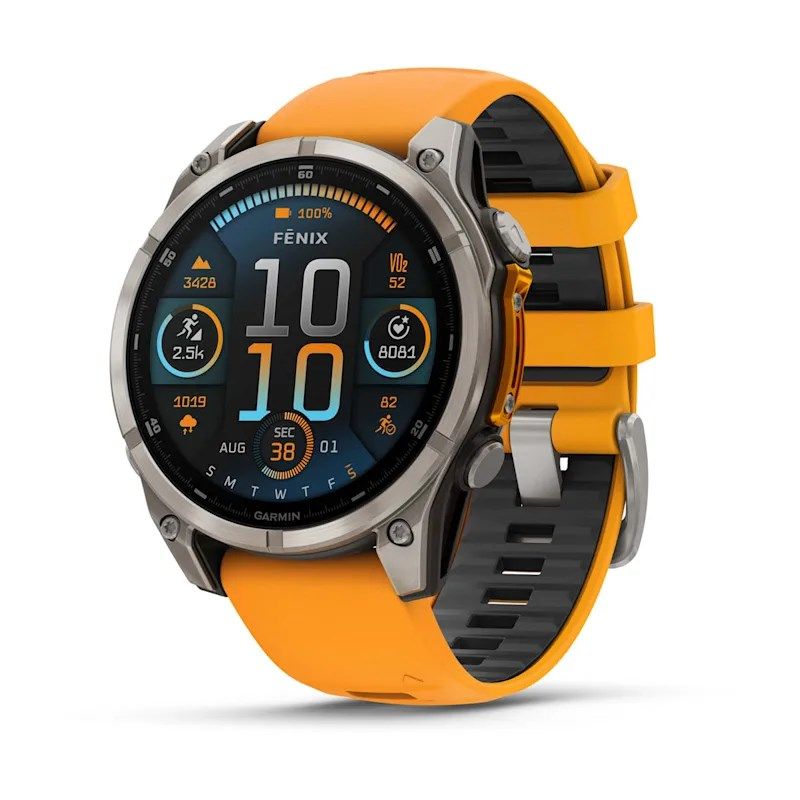 Garmin Fenix 8 47mm AMOLED - Sapphire Titan Akcesoria sportowe i turystyczne/Zegarki sportowe Your Sports Performance