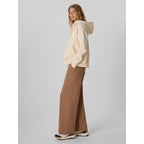 Women's wide-leg sweatpants 4F 4FRAW26TTROF2105-82S