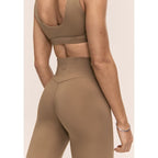 CASALL Soft Touch Flared Pants women's pants color green