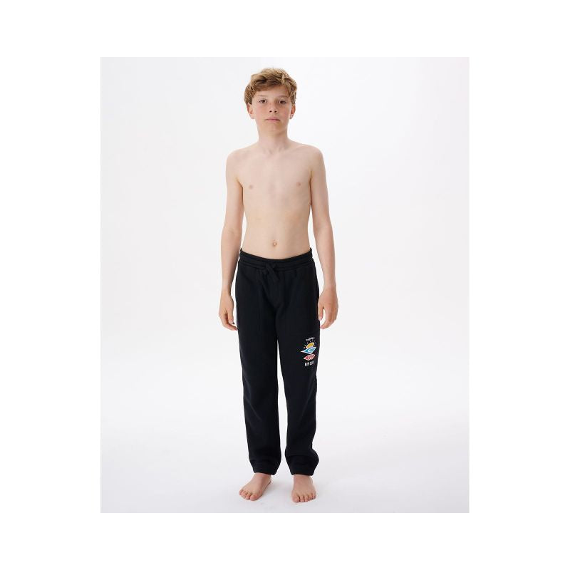 RIP CURL Icons Of Surf Trackpant-Boy Black