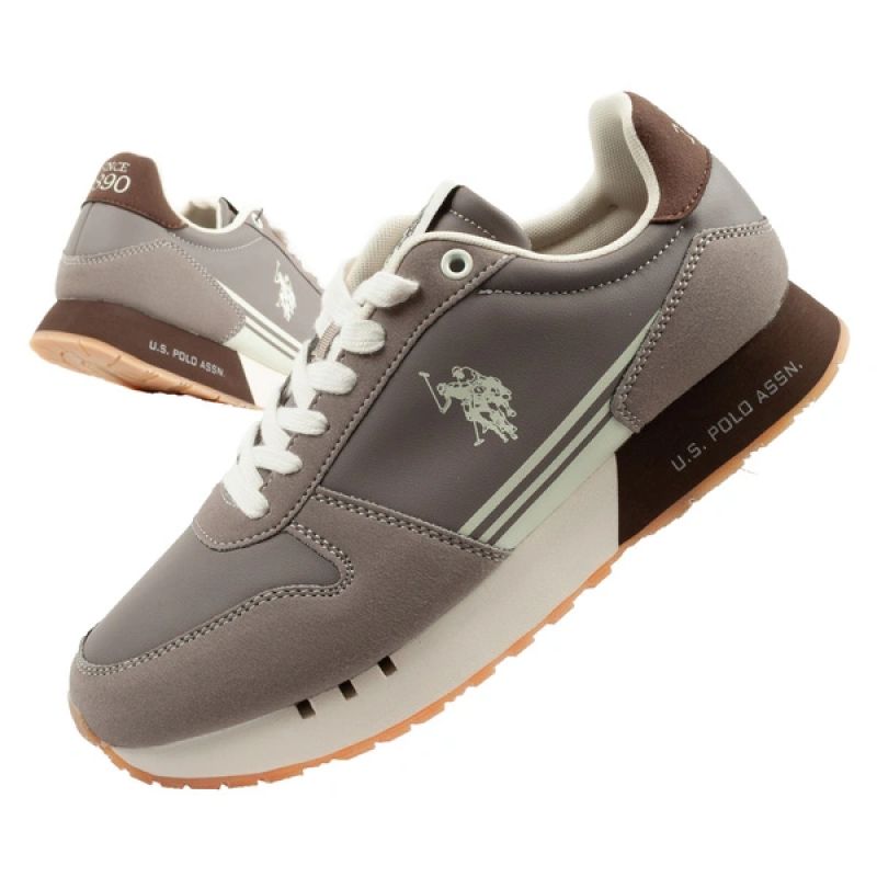 US Polo Assn sports shoes sneakers men's fashionable comfortable brown Your Sports Performance