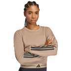 Women's adidas Hyperglam sweatshirt beige KQ5197