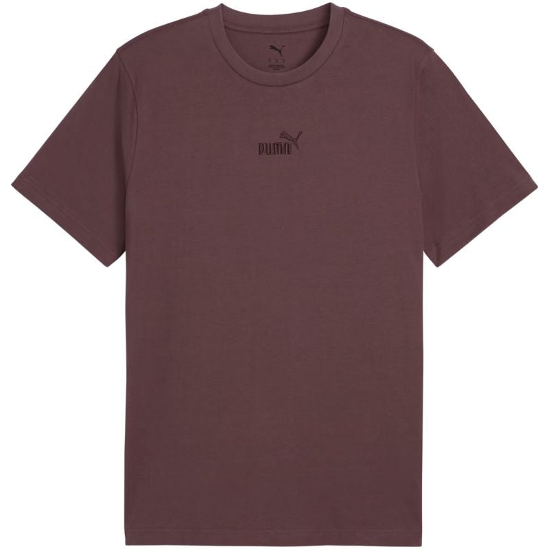 Men's Puma ESS Small No. 1 Logo Centered Tee Brown 692912 91