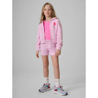 Girls' loose sweatshirt with hood 4F 4FJRSS26TSWSF2936-56S 4f