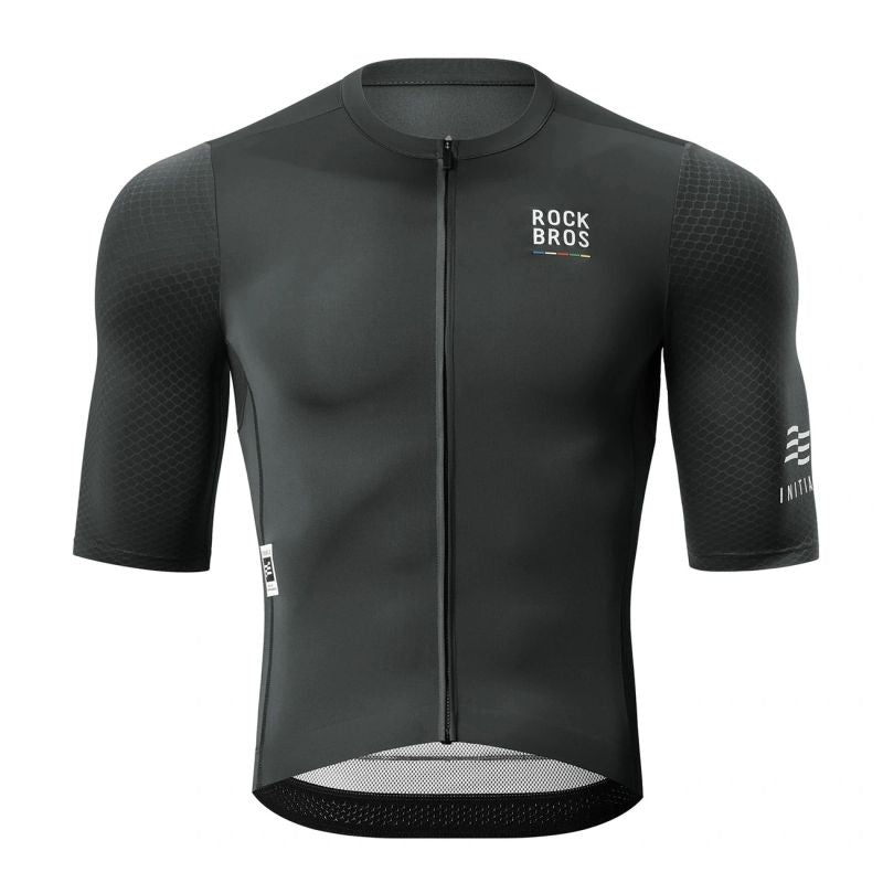 Rockbros 15220032001 ROAD TO SKY men's cycling jersey short sleeve L - black Rockbros