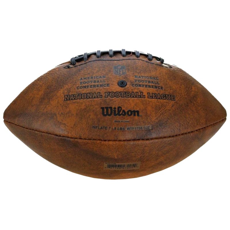 Wilson NFL Official Throwback 32 Team Logo Ball WTF1758XBNF32 Accessories/Balls/American Football Your Sports Performance