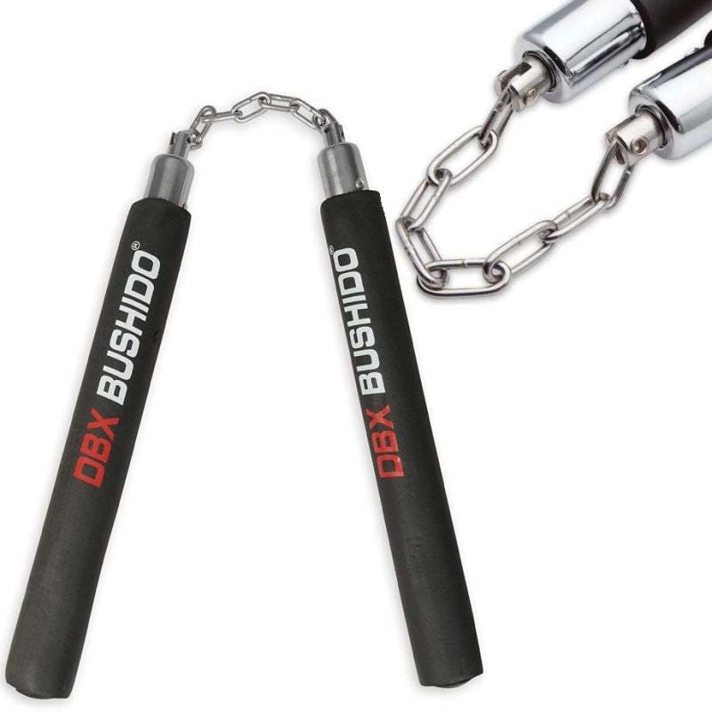 Training nunchaku on chains DBX BUSHIDO ARW-5049 noże i nunchaku Your Sports Performance