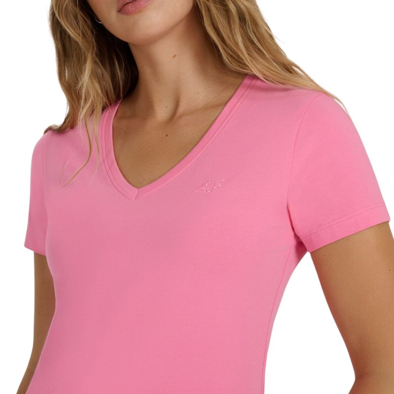 Women's T-shirt 4F F2969 pink 4FWAW25TTSHF2969 54S In preparation Your Sports Performance