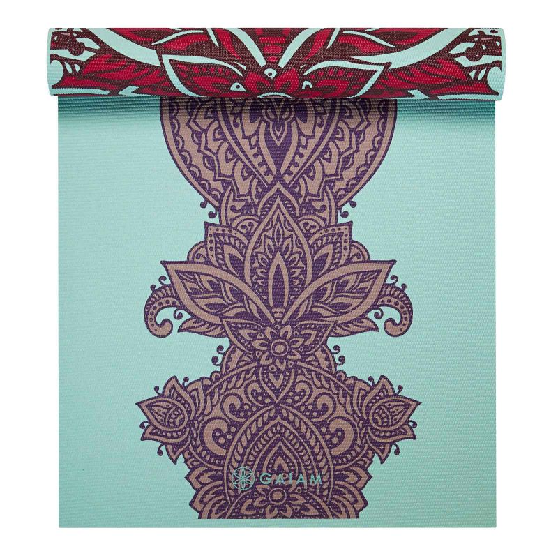 Yoga mat Gaiam Ara Rouge reversible 6 mm 63368 Accessories/Training equipment Your Sports Performance