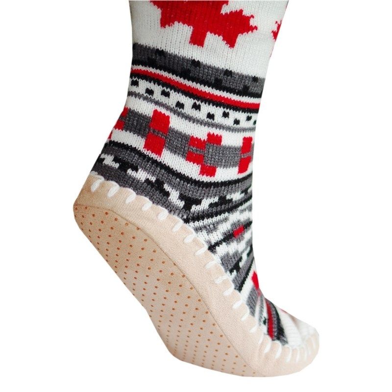 GLOVII HEATED SLIPPERS WITH SOCKS, SIZE 36-43, NORWEGIAN PATTERN, BATTERIES AND CHARGING CABLE INCLUDED, GQ4M Footwear Your Sports Performance