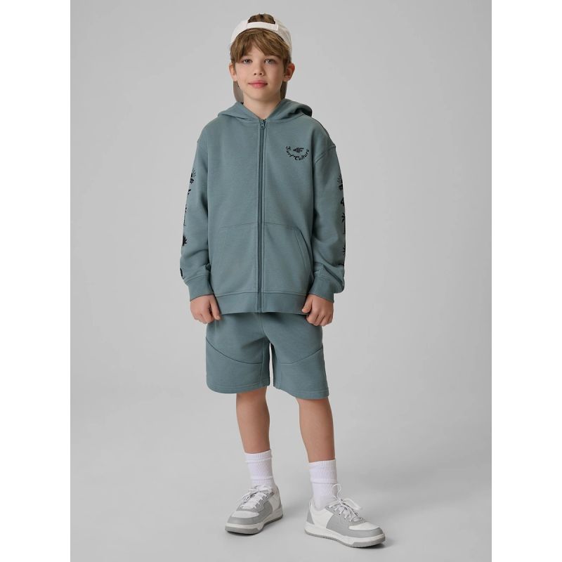 Boy's loose hooded sweatshirt 4F 4FJRSS26TSWSM3052-46S