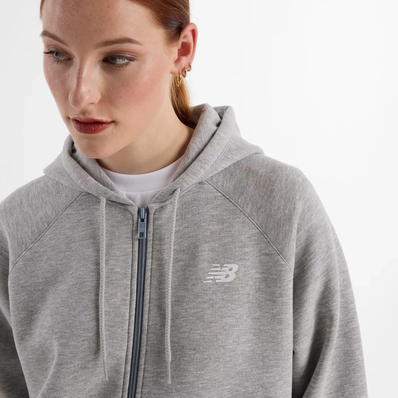 New Balance Sport Fleece Logo Full Zip Sweatshirt W WJ43525AG Clothing/Lifestyle/New Balance New Balance