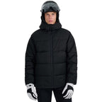 Men's ski jacket 4F M0788 deep black 4FWAW25TTJAM0788 20S 4f