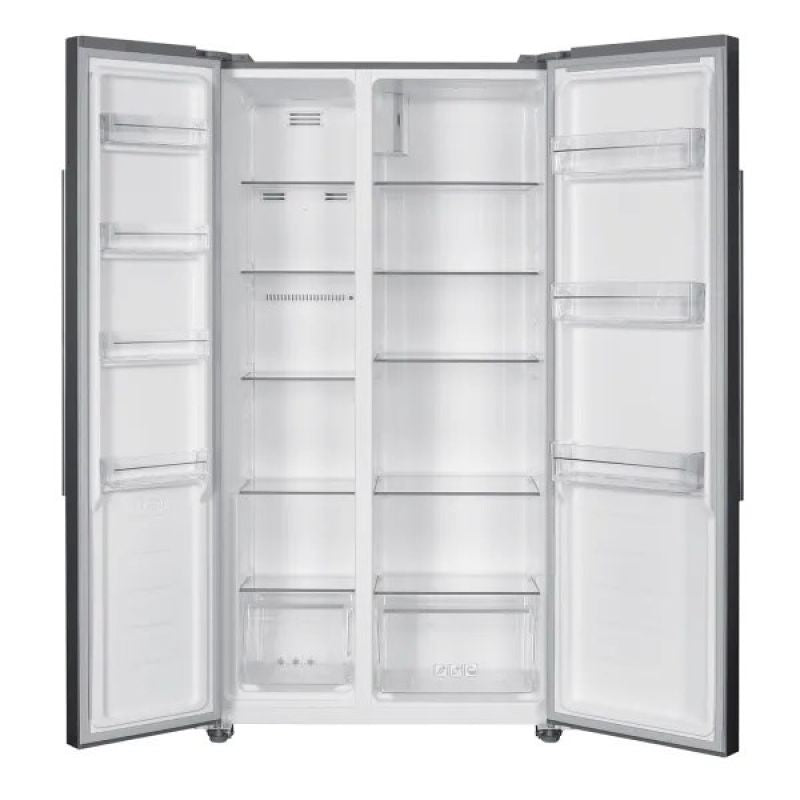 Side By Side Total No Frost Refrigerator-Freezer MPM-427-SBS-05/NL white glass front AGD - Produkty/Lodówki wolnostojące Your Sports Performance