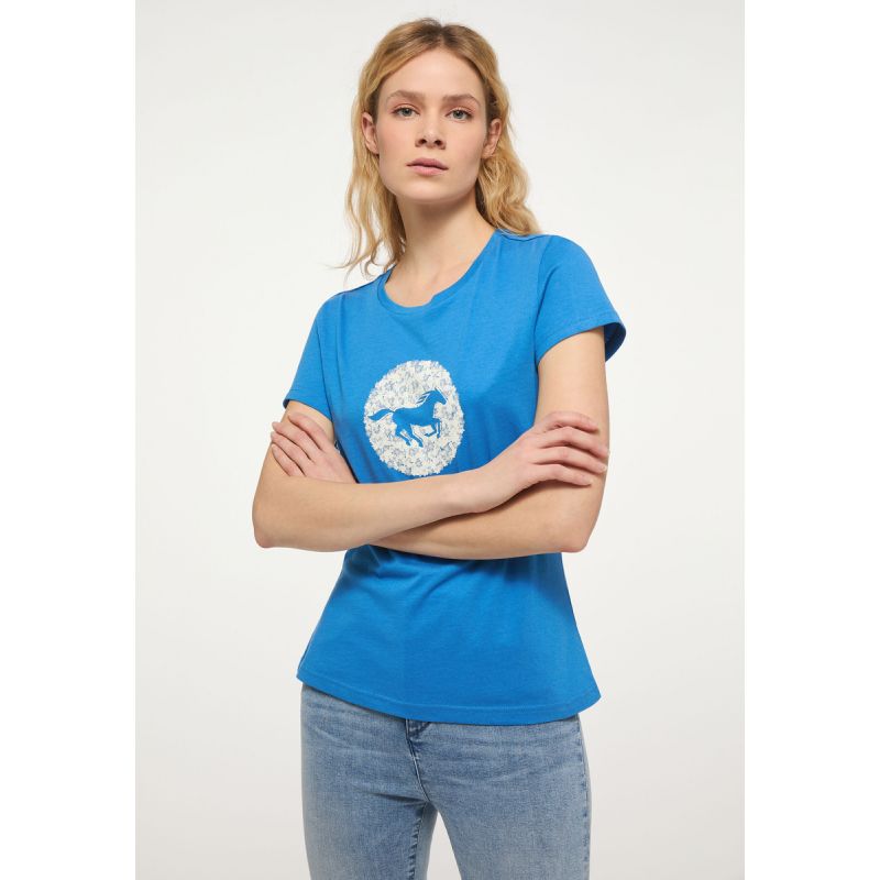 Mustang Alexia C Print T-shirt W 1013781 5428 Clothing/Lifestyle/T-shirts/Mustang Your Sports Performance