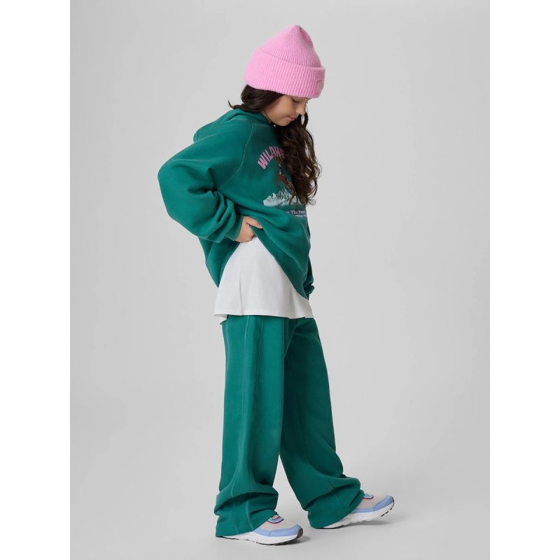 Girls' straight leg sweatpants 4F 4FJKAW26TTROF2078-46S
