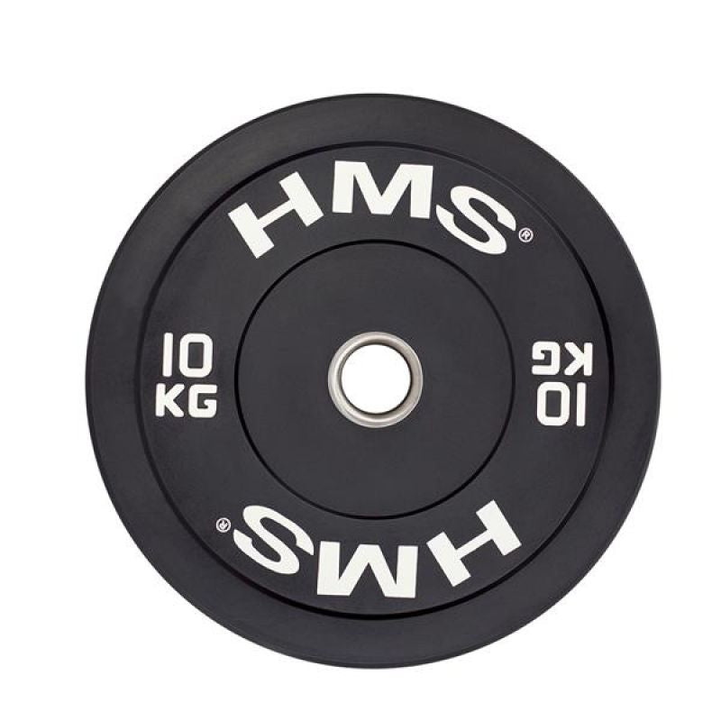 Olympic plate HMS BLACK BUMPER 10 kg BBR10 Accessories/Training equipment Your Sports Performance