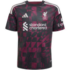 adidas Liverpool FC 26/27 Third Jersey Kids' Shirt Black and Pink KB8284