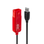 Lindy 42782 USB Cable USB 2.0 12m USB A Black Kable i adaptery/Kable USB Your Sports Performance