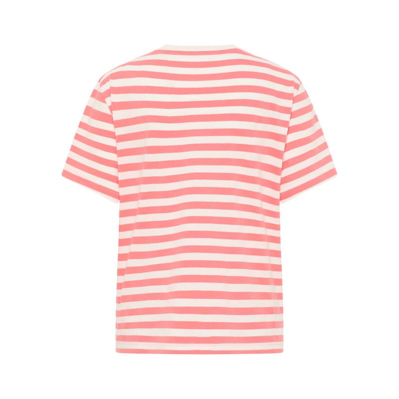 Mustang T-shirt Alina C Striped W 1013785 12434 Clothing/Lifestyle/T-shirts/Mustang Your Sports Performance